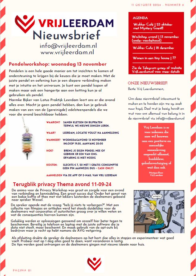 Nieuwsbrief 06